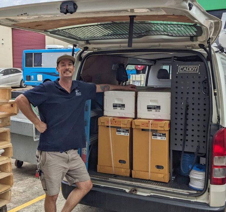 HUX Electrical service van stocked for same-day electrical jobs