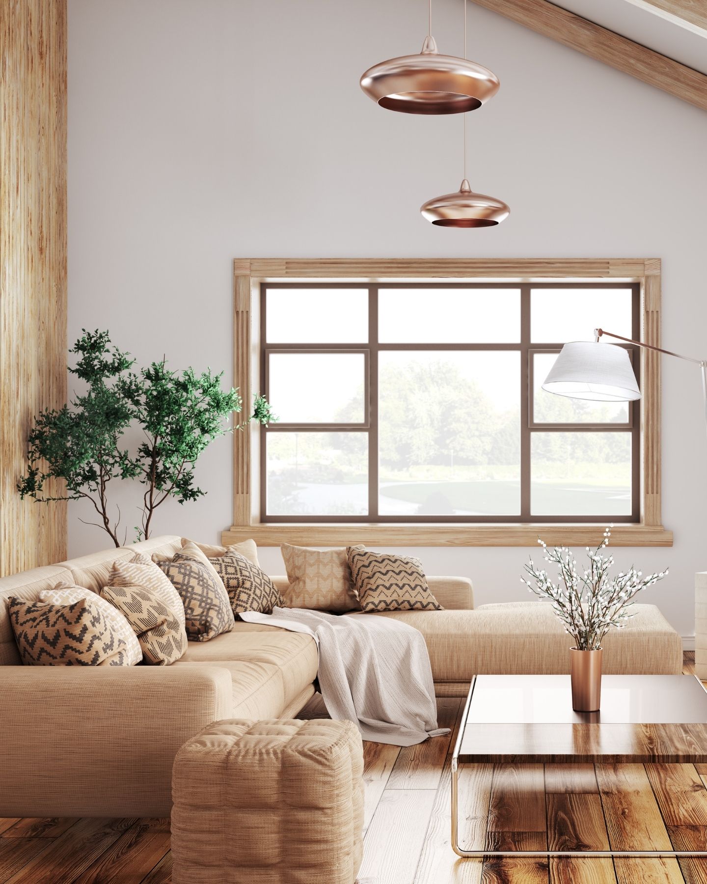 Rental property living area ready for real estate electrical safety checks